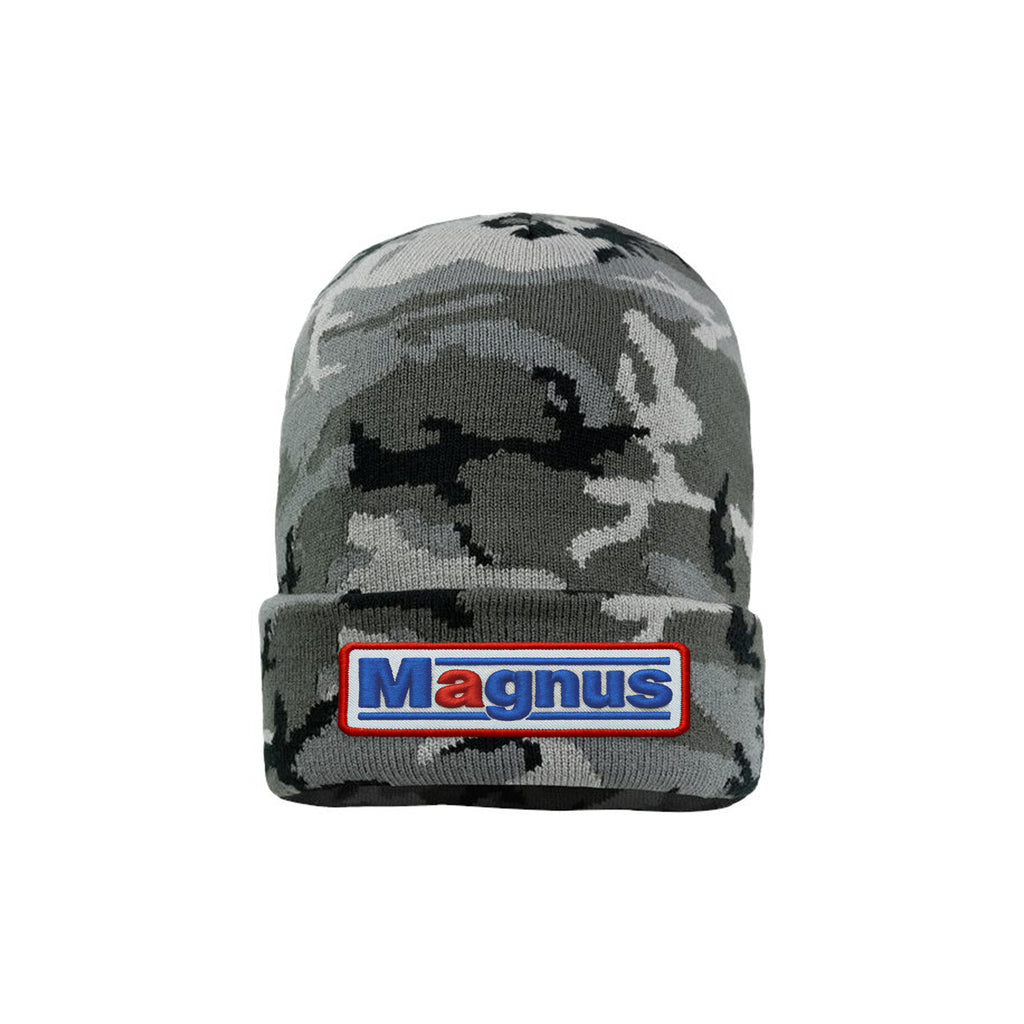 Magnus Patch Beanie - Grey Camo – Magnus Walker